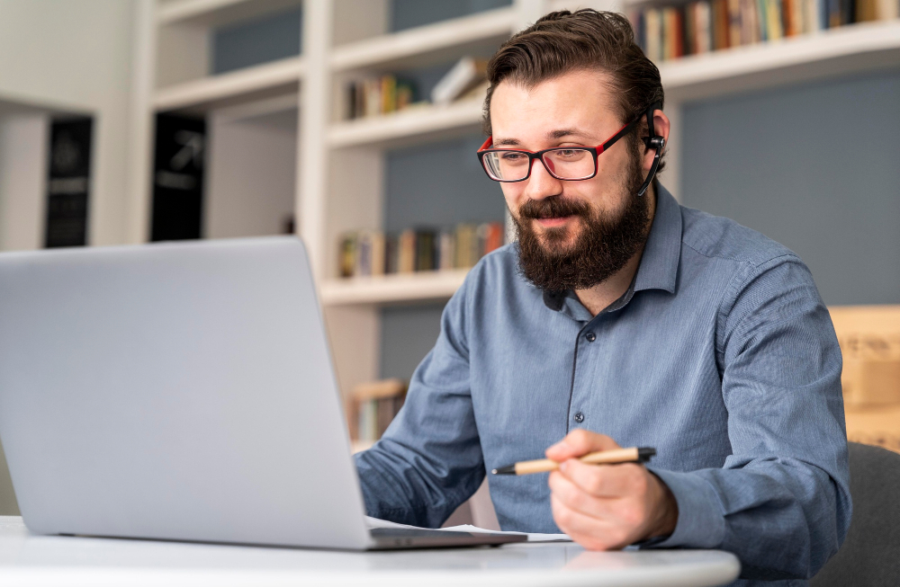 man-in-videocall-comprehensive-compliance-solutions-datafisher