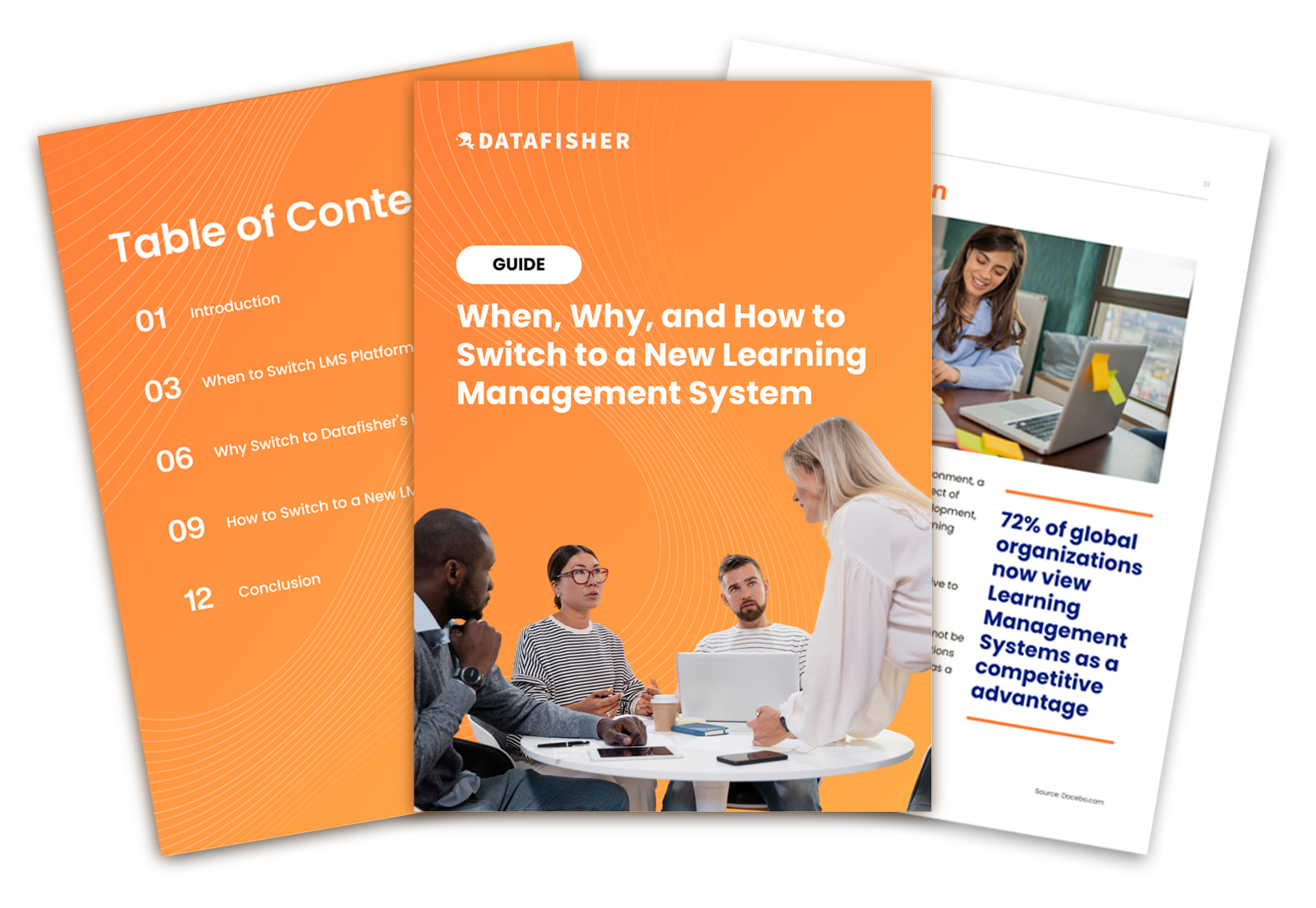 Preview of Datafisher's guide to download about Learning management systems